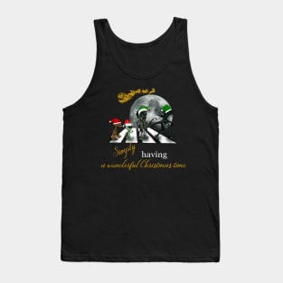 Aliens Crossing Alien Road Tank Top